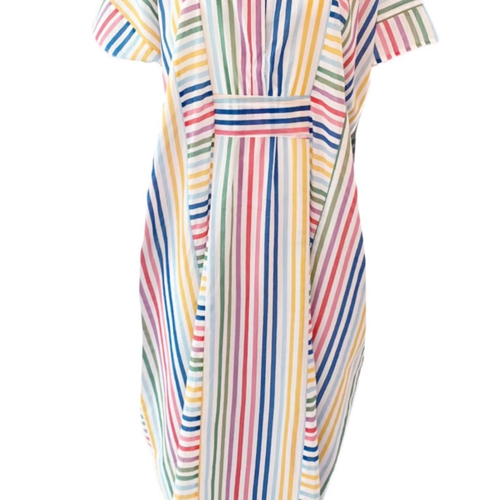 Emerson Fry Emerson Caftan, Rainbow Stripe O/S